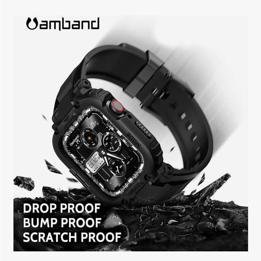 Black Smartwatch Case